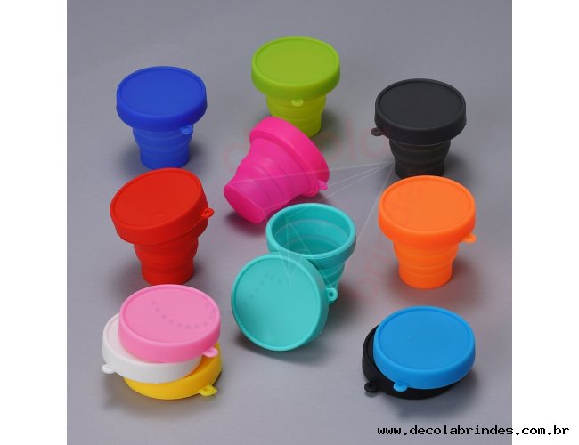 Copo Retrtil de Silicone 150ml - Modelo 18578