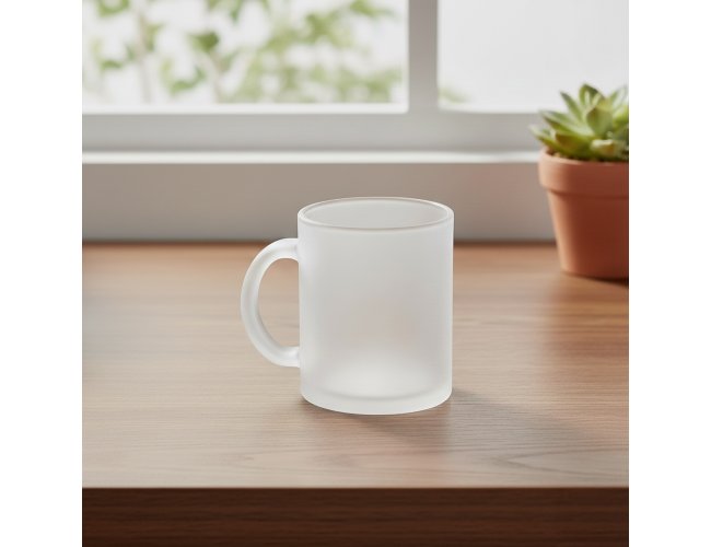 Caneca Vidro 350ml - Modelo DEC 19063F