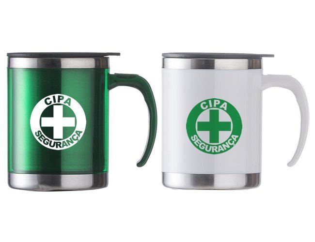 Caneca de Plstico e Inox - Modelo DEC 06520