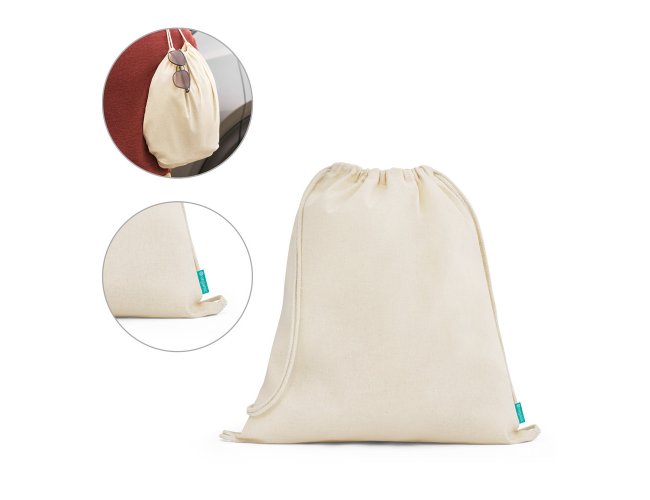 Mochila tipo Saco em algodo - Modelo DEC 92933