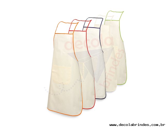 Avental. 100% algodo. Com 1 bolso. DEC 99800