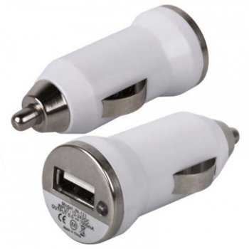 Adaptador USB para carro - Modelo DEC 13235  Branco