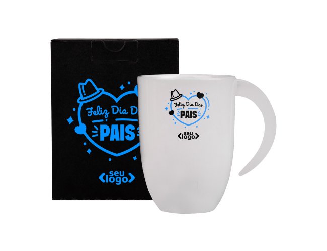 Caneca Em Cermica Branca - 350Ml -  Modelo DEC 41350