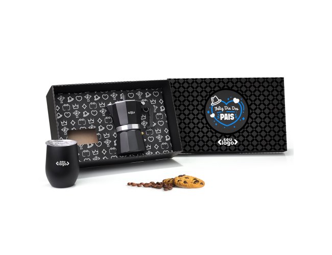 Kit Para Caf Com Cafeteira Italiana 2 Peas - Modelo DEC 90298