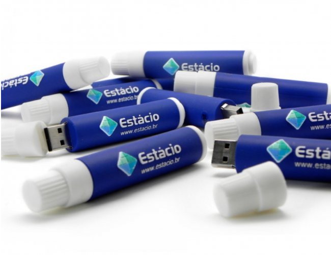 Pen drive CUSTOMIZADO EM BORRACHA MODELO DEC 10000