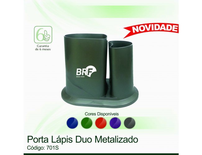 Porta Lpis - Modelo DEC 0701S Neon ou Metalizado